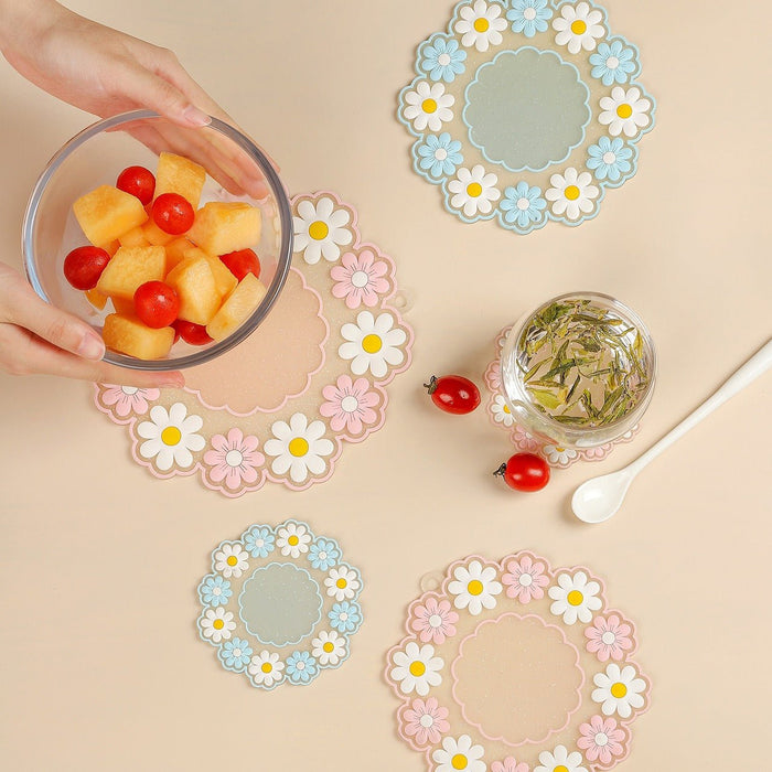 Flower-Shaped Coaster Tableware - HANBUN