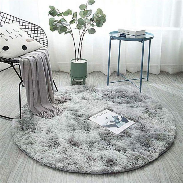 Fluffy Round Carpet - HANBUN