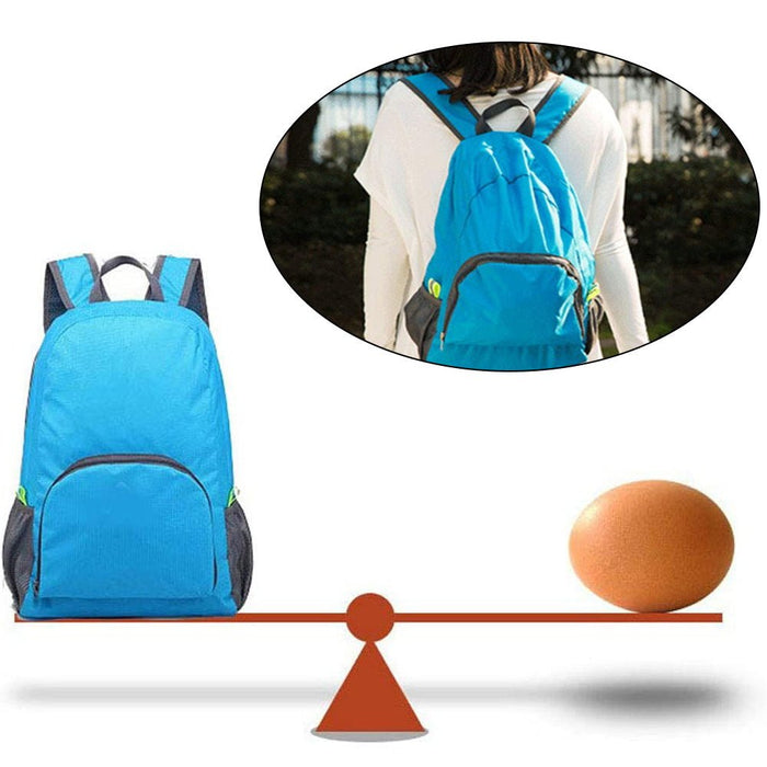 Foldable Backpack Travel Sports Men and Women Backpack Wallet - HANBUN