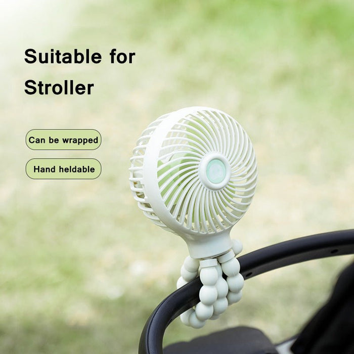 Foldable Clipped Stroller Fan - HANBUN