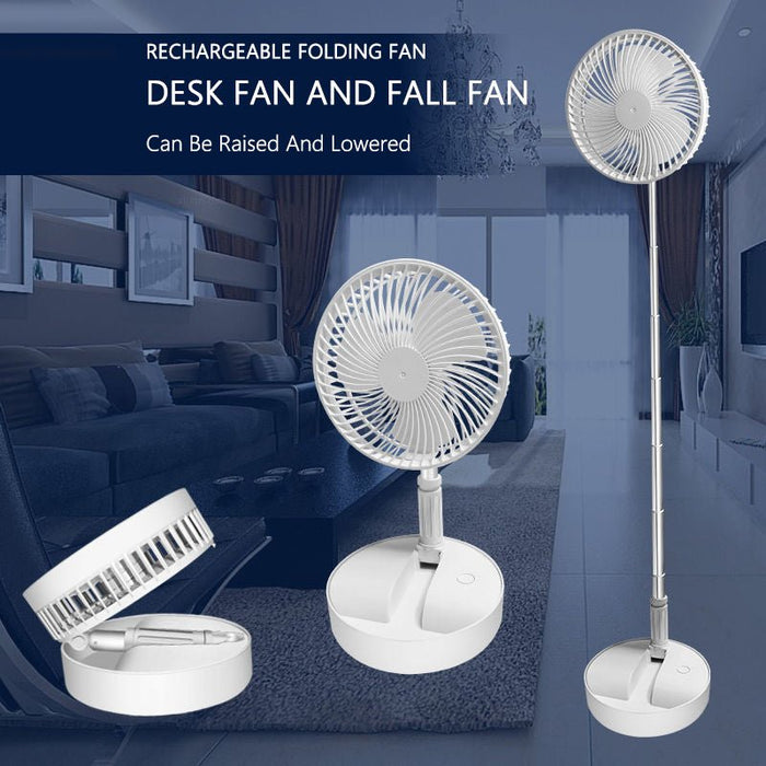 Foldable Usb Mini Table Fan - HANBUN