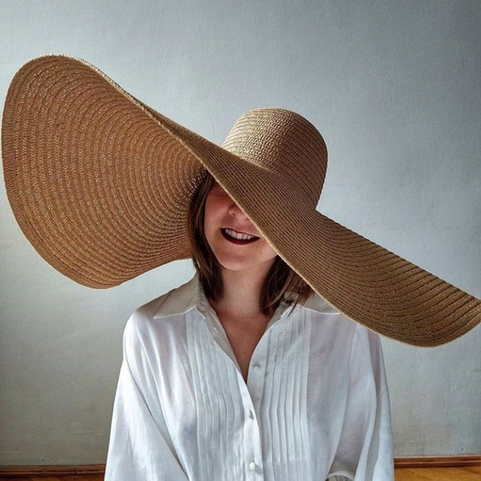 Foldable Women Oversized Hat - HANBUN