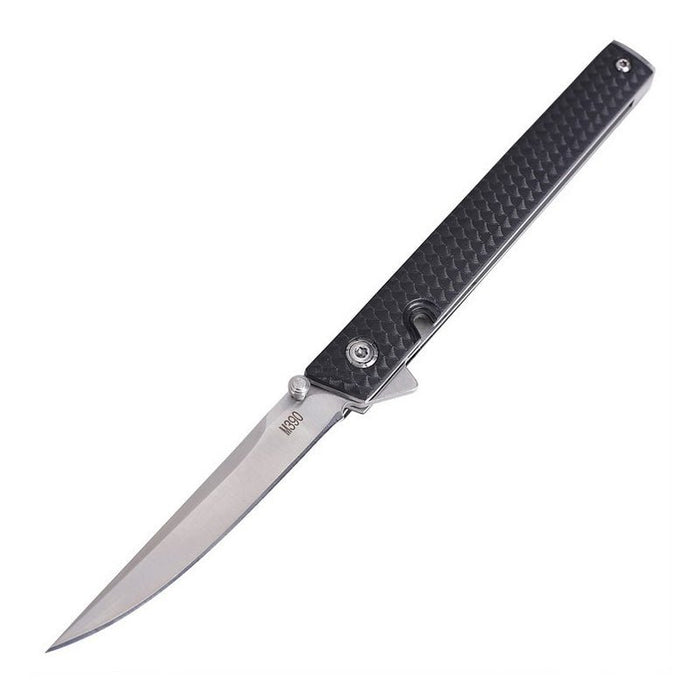Fruit Knife Kitchen Pocket Knife with Clip Folding Knife Portable - HANBUN
