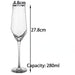 Glass Goblets Red Wine Glasses - HANBUN