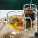 Glass Mug Heat-resistant Double Vintage Coffee Mug Kitchen Supplies - HANBUN