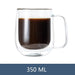 Glass Mug Heat-resistant Double Vintage Coffee Mug Kitchen Supplies - HANBUN