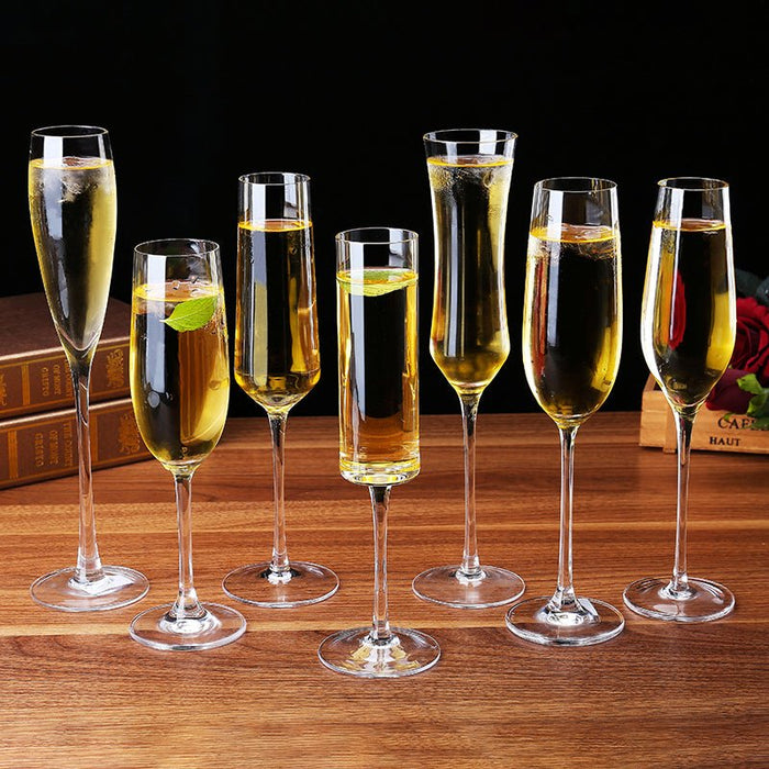 Glasses Champagne Glasses Red Wine Glasses Gift Glasses 2pcs - HANBUN