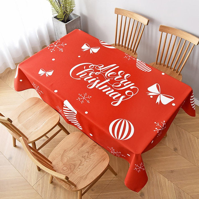 Green Christmas Tree Tablecloth - HANBUN