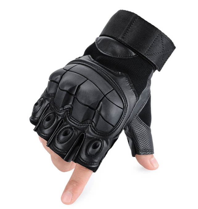 Half Finger Tactical Military Gloves - HANBUN