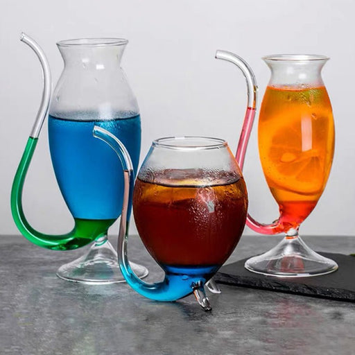 Heat-Resistant Glass With Straw - HANBUN