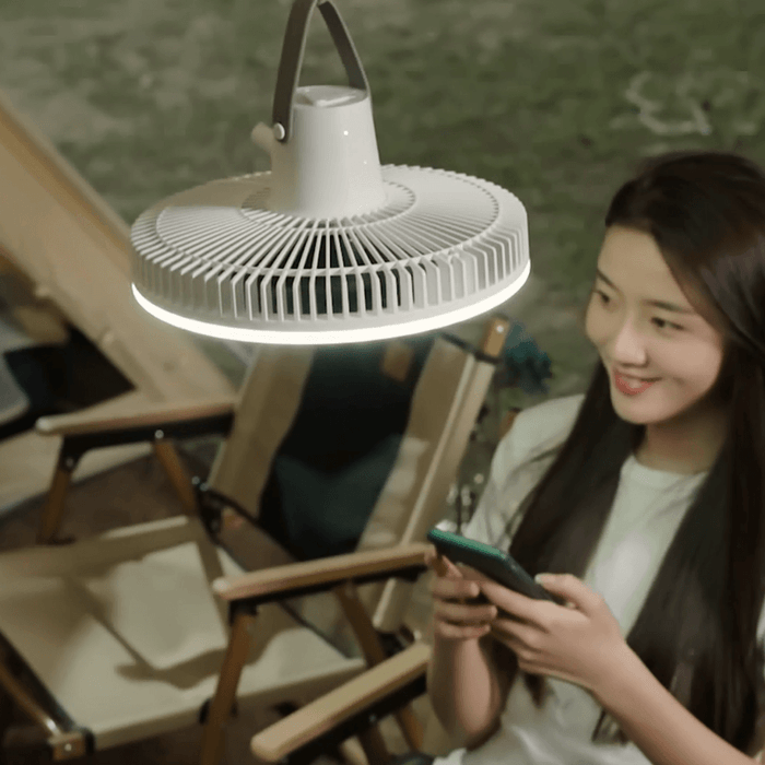 Home Timer Table Fan Led Light - HANBUN
