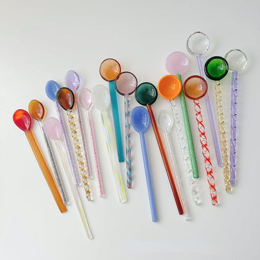 Lovely Candy Series Glass Spoon - HANBUN