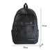 Male Backpack Soft Leather Ladies Backpack Large Capacity Travel Bag - HANBUN