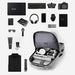 Men's Backpack Waterproof Bag Men's Business Backpack USB Backpack - HANBUN