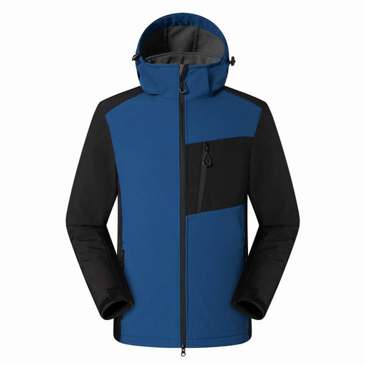 Men's hooded soft shell jacket - HANBUN