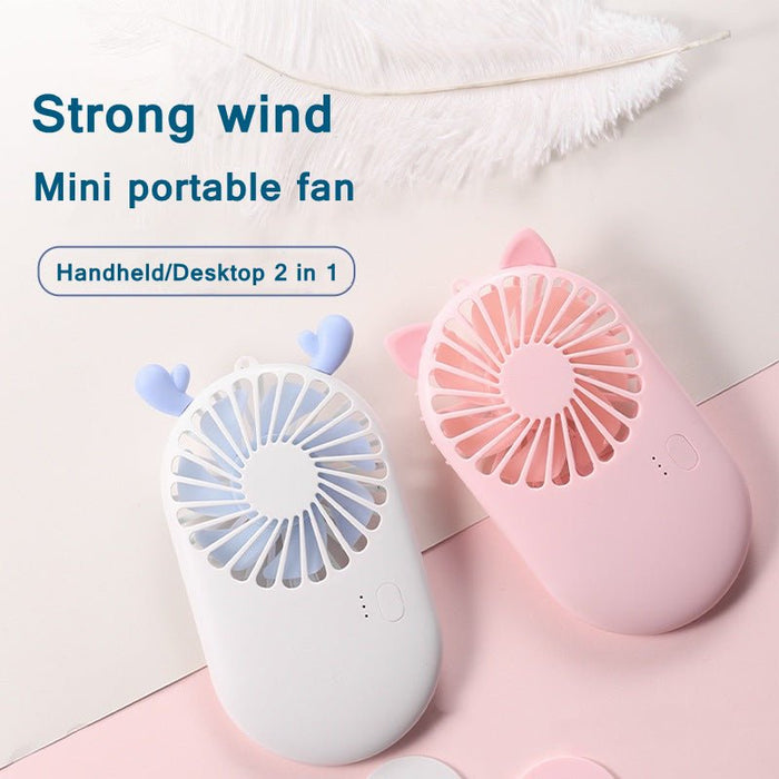 Mini Handheld Adjuted USB Desktop Air Cooling - HANBUN