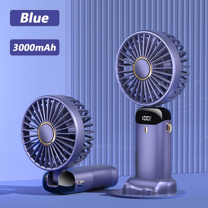 Multifunctional Folding Double-Headed Small Electric Fan - HANBUN