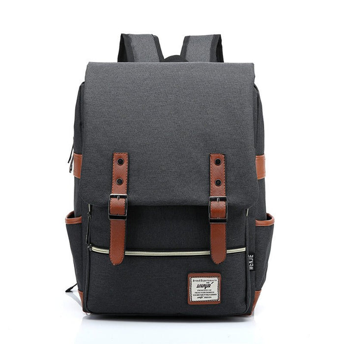 Oxford Waterproof Backpack Large Capacity Male Canvas Travel Bag Female Backpack - HANBUN