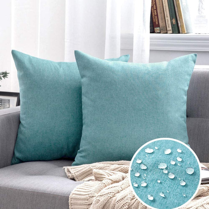 2pcs Waterproof Pillowcases 18x18 Inches - HANBUN