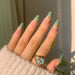 Pearl Lace Bowknot press on nails - HANBUN