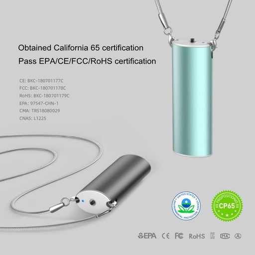 Personal Wearable Necklace Air Purifier Portable Negative - HANBUN