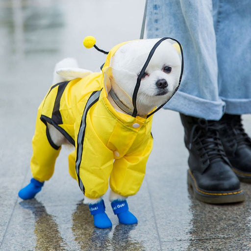 Pet Dog Hooded Rain Coat - HANBUN
