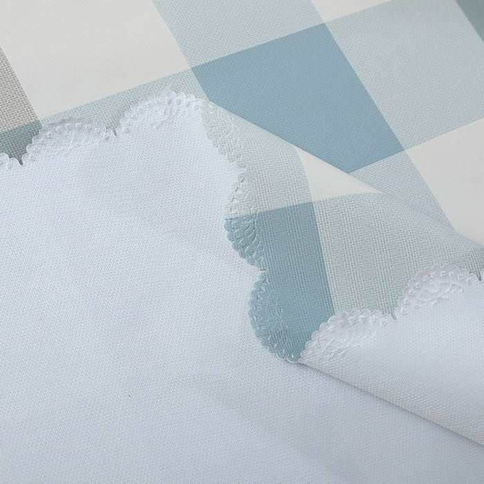 Plaid Print Fabric Home Decor Table Runner - HANBUN
