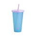Plastic Water Cup With Lid - HANBUN