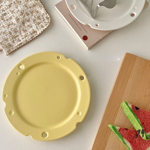 Plate Ceramic Cheese Plate Breakfast Plate - HANBUN