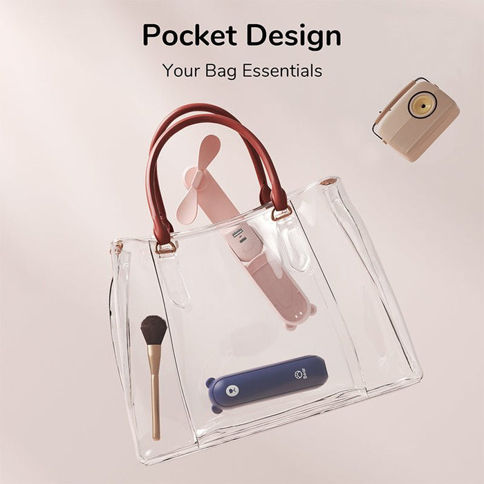 Portable Handheld Fan Mini Fans Ventilador USB Rechargeable Fan - HANBUN