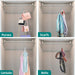 Purses Handbags Hangers, 2 Pack Silver Metal Space Saving Hangers Bags - HANBUN