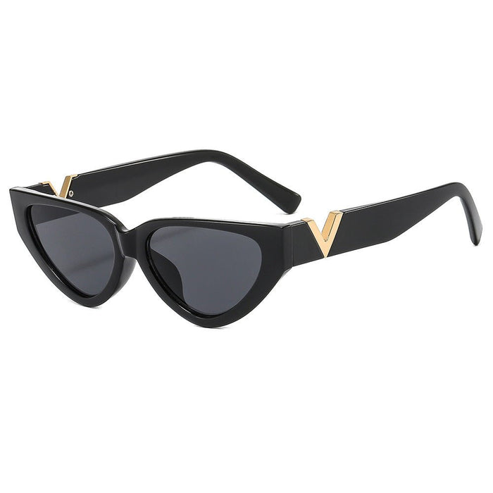 Retro Rectangle Sunglasses - HANBUN