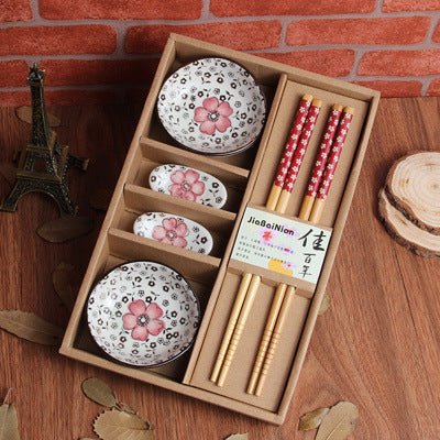 Sakura Ceramic Tableware Set Gift Box Set - HANBUN