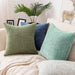 2 Pillowcases 18x18" Green - HANBUN
