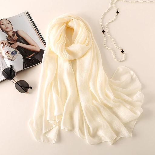 Shawl Scarf Silk Handkerchief Headband - HANBUN