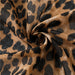 Leopard Print Patchwork Print Tassel Scarf - HANBUN